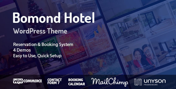 Bomond Hotel WordPress Theme by VeroThemes
