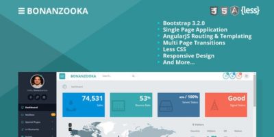 Bonanzooka -Web Admin Page AngularJS App by themesmile