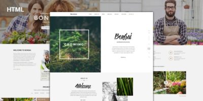 Bonsai - Responsive HTML Template for Landscapers & Gardeners by sunrisetheme