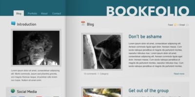 BookFolio - Blog / Personal site by studiosanne