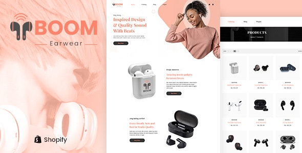 Boom - One Product Multipurpose Shopify Theme by designthemes