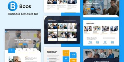 Boos - Business Elementor Template Kit by rudhisasmito