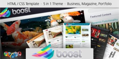 Boost - HTML Corporate and Magazine Site by Parallelus