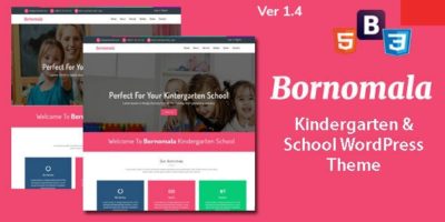Bornomala - Kindergarten & School WordPress Theme by theme_ocean