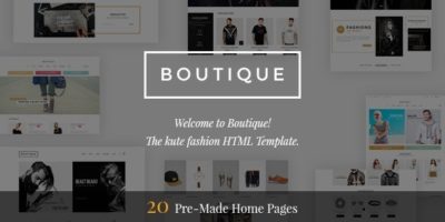 Boutique - Kute Fashion HTML Template by kutethemes