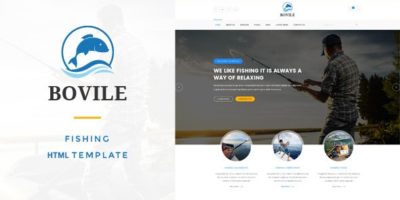 Bovile - Fishing HTML Template by PremiumLayers