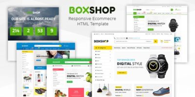 Boxshop - Responsive Ecommerce HTML5 Template by themesground