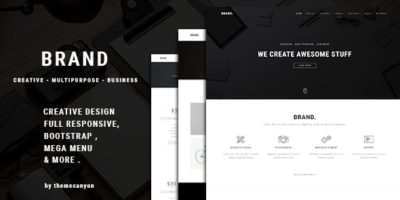 Brand. -  Creative Template for Professionals by ThemeCanyon