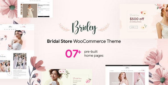 Bridey - Bridal Store WooCommerce WordPress Theme by Opal_WP