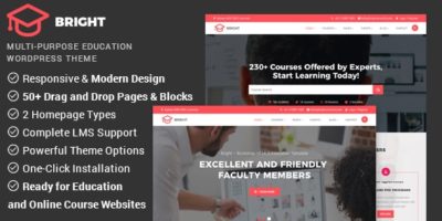 Bright - Education & Online Course WordPress Theme by xoo_themes
