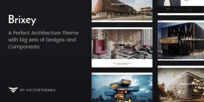Brixey – Responsive Architecture WordPress Theme by VictorThemes