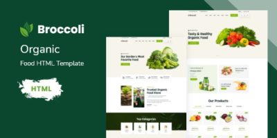 Broccoli - Organic Food HTML Template by TunaTheme
