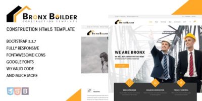 Bronx - Construction Website Template by Jewel_Theme