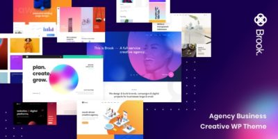 Brook - Agency Business Creative WordPress Theme by ThemeMove