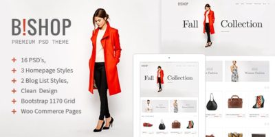 B!shop - E-Commerce and Blog PSD Theme by Smarty-Themes