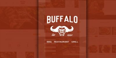 Buffalo Restaurant PSD Template by themexy