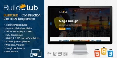 BuildClub - Construction Template for Architect and Construction by JollyThemes
