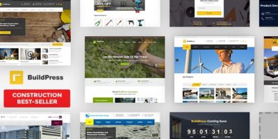 BuildPress - Multi-purpose Construction and Landscape WP Theme by ProteusThemes