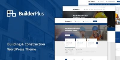 BuilderPlus - Building & Construction WordPress Theme by DarkPanther