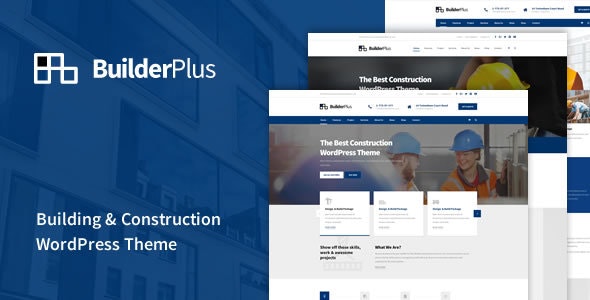 BuilderPlus - Building & Construction WordPress Theme by DarkPanther