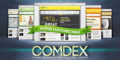 COMDEX — Clean and Modern Website Template by mopc76