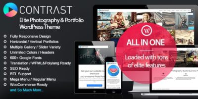 CONTRAST - Elite Photography & Portfolio Theme by freevision