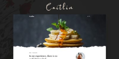 Caitlin — Elegant and Simple Jekyll Theme by AnvodStudio