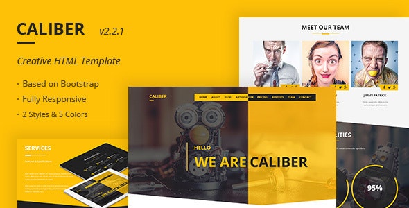 Caliber - Creative Multi Purpose HTML Template by themepassion