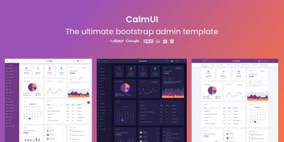 CalmUI Bootstrap Admin Dashboard Template by bootstrapdashHQ