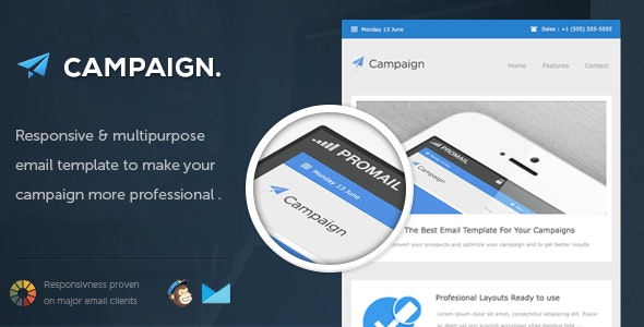 Campaigner - Responsive Email Template by promail