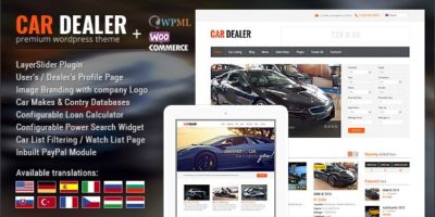 Car Dealer Automotive WordPress Theme – Responsive by ThemeMakers
