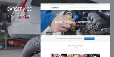 Car Service - Mechanic Auto Shop Template by QuanticaLabs