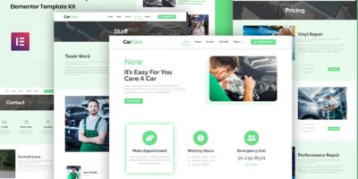 CarCare - Auto Service & Repair Elementor Template Kit by portocraft