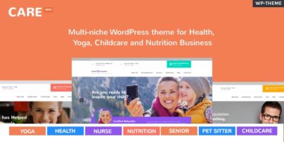 Care – Multi-Niche WordPress Theme for Small Business by Aislin