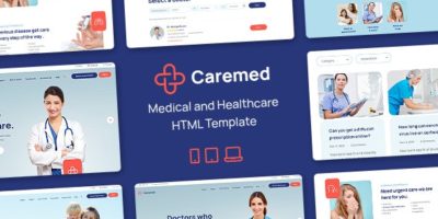 Caremed – Responsive Medical & Healthcare HTML Template by GfxPartner