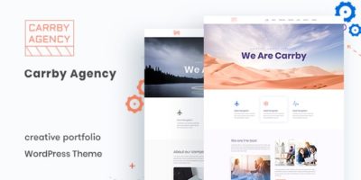 Carrby - Agency Portfolio WordPress Theme by wpthemebooster