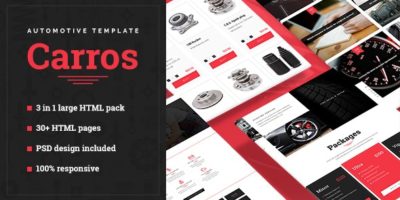 Carros — Automotive HTML5 Template by NetGon