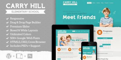 Carry Hill School - Education Wordpress Theme by Aislin