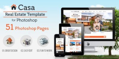 Casa Real Estate Template 51 Pages by MarcosBatallaBrosig