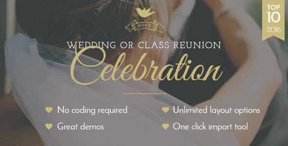 Celebration - Wedding & Class Reunion by BoldThemes