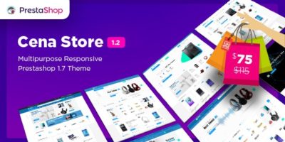 Cena Store - Multipurpose Responsive Prestashop 1.7 Theme 10+ Homepages Mobile Layout Included by AxonVIP