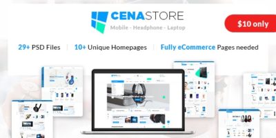 CenaStore - Electronic eCommerce PSD Template by kimchida