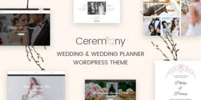 Ceremony - Wedding Planner WordPress Theme by VictorThemes