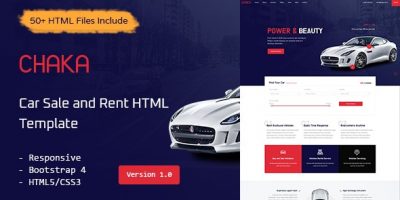 Chaka - Car Sale and Rent HTML Template by Unicoder