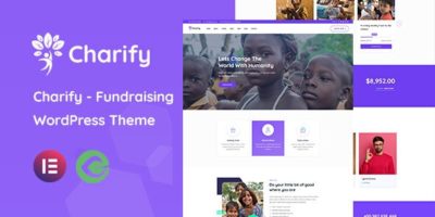 Charify - Fundraising & Donation WordPress Theme by wpoceans