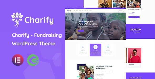 Charify - Fundraising & Donation WordPress Theme by wpoceans