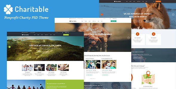 Charitable - Nonprofit Organization PSD Theme by CleverSoft