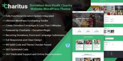 Charitus - Charity WordPress Theme with Donation System by xoo_themes