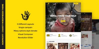 CharityHeart - Charity Responsive WordPress Theme by ApusTheme