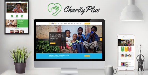 CharityPlus - Multipurpose Nonprofit Charity Organization PSD Template by izitheme